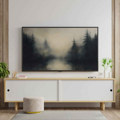 Samsung Frame TV Art | Abstract Neutral Modern organic Art | Modern Farmhouse Decor |Winter Landscape| Instant Download|TVS8