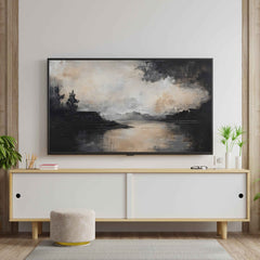 Samsung Frame TV Art | Abstract Neutral Modern organic Art | Modern Farmhouse Decor |Winter Landscape| Instant Download| TVS7