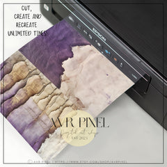 Halloween Digital Paper Pack | Rustic Vintage Scrapbook Sheets & Journaling Pages | Commercial Use