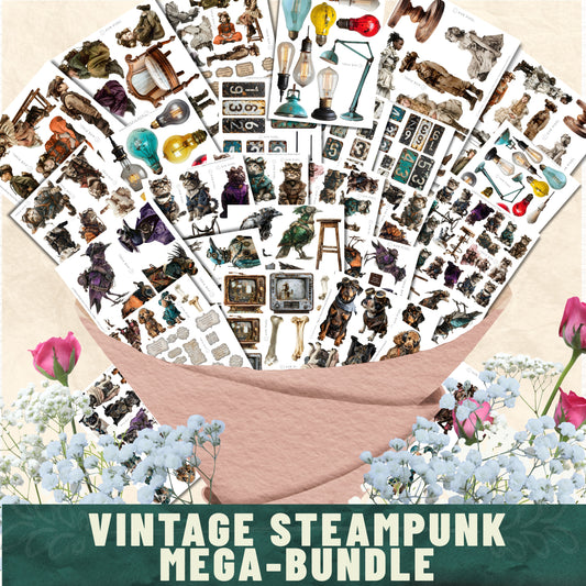 Mega Bundle Steampunk Ephemera
